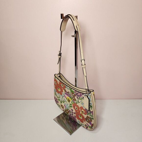 NWT Coach CR162 Penelope Shoulder Bag With Floral Print - Picture 2 of 6